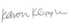 Karon Klipple's signature